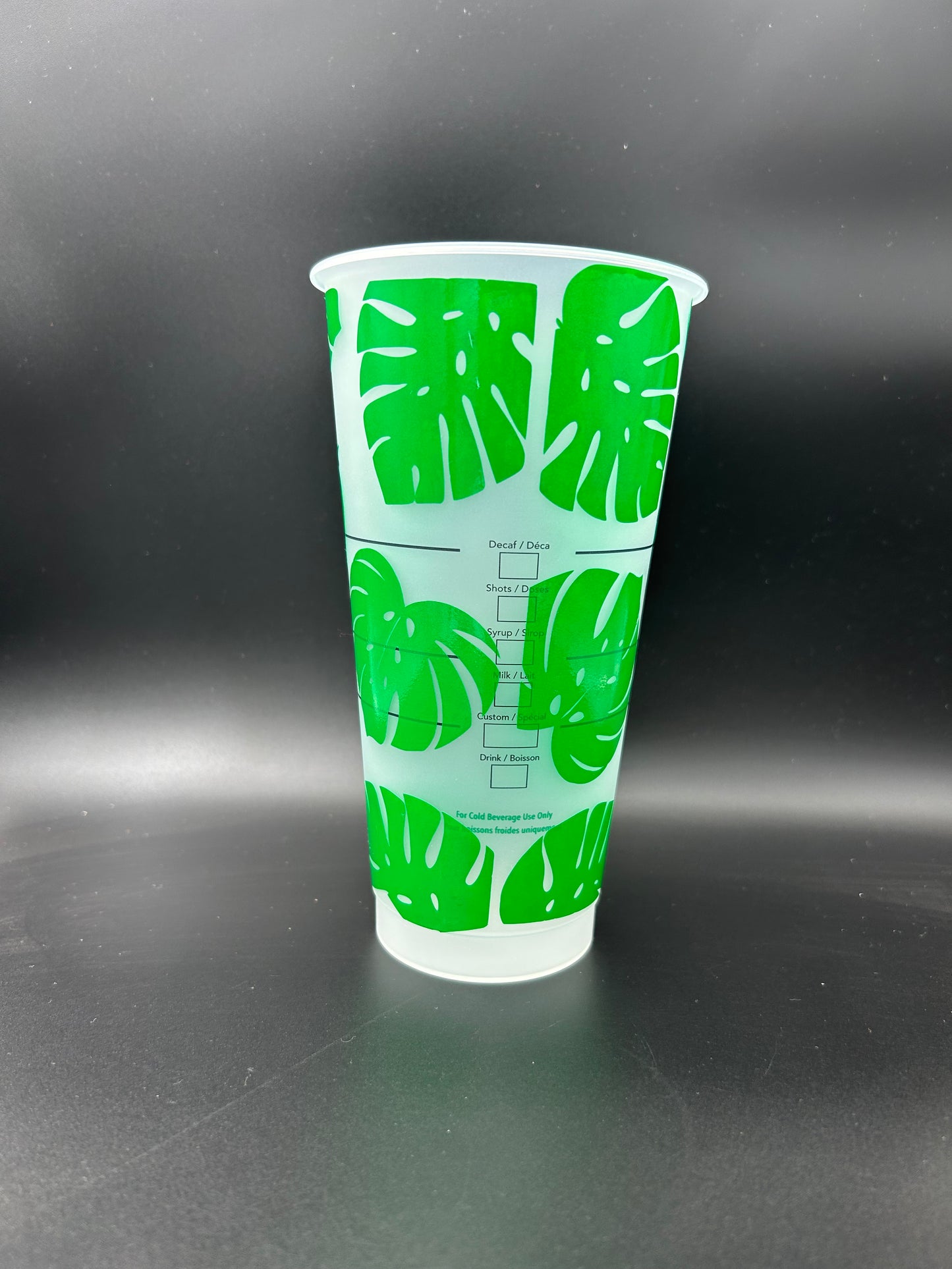 Starbucks cup - leaves